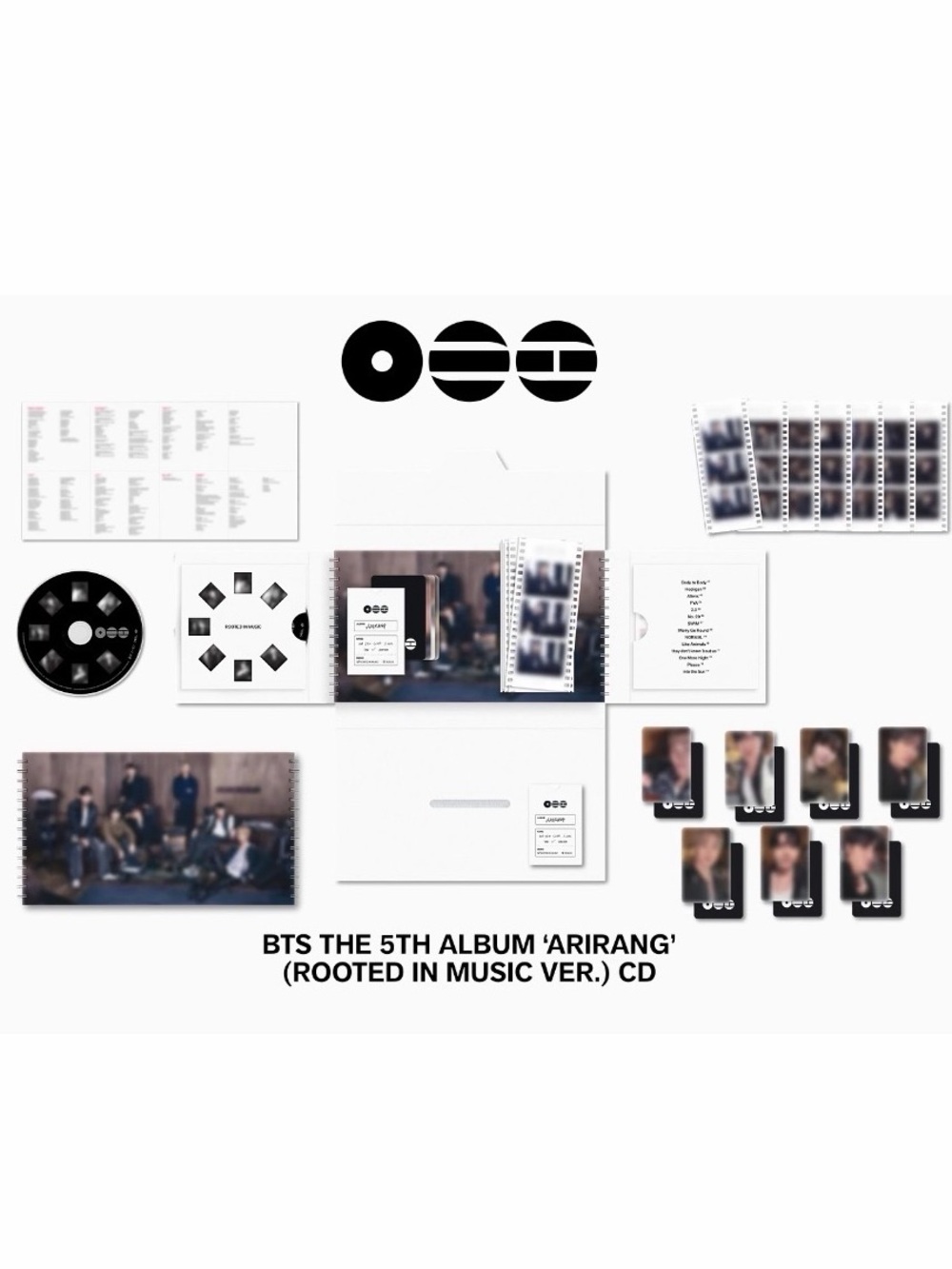 NEW BTS The 5th Album ARIRANG (Rooted in Music Ver.) CD with Photos